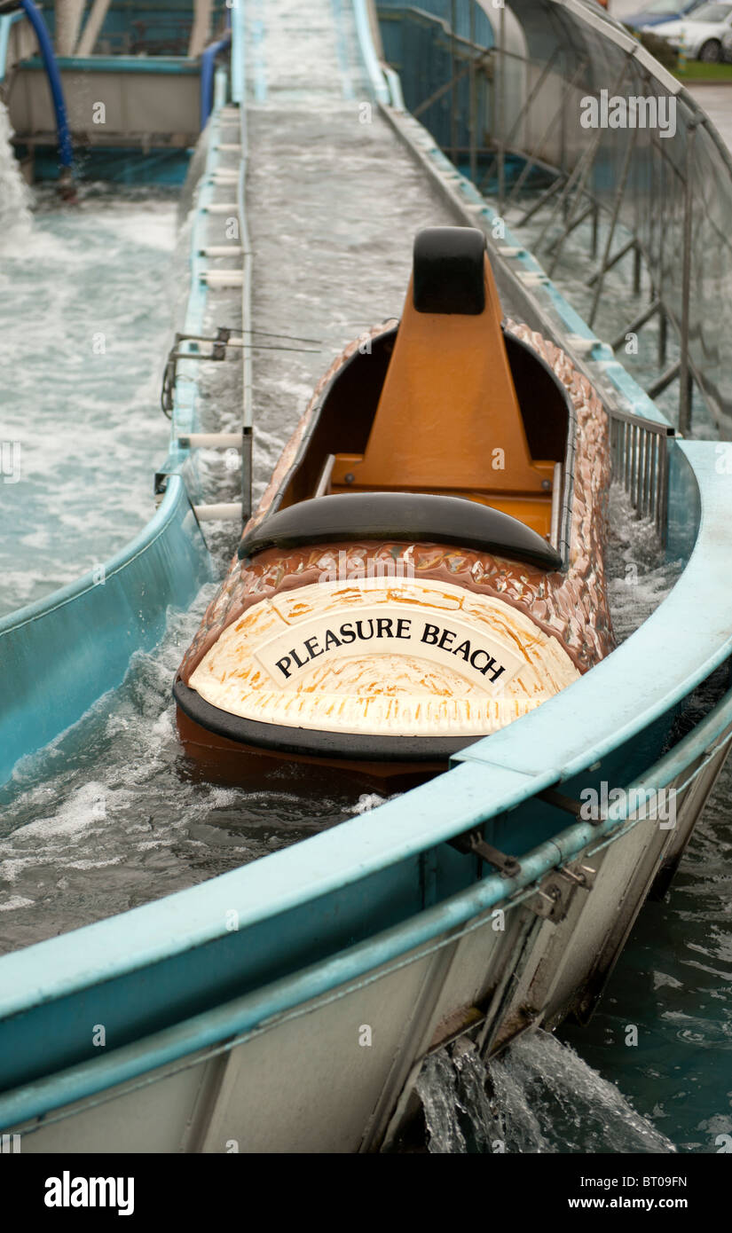 Water Ride Skegness Pleasure Beach Lincolnshire UK Stock Photo Alamy