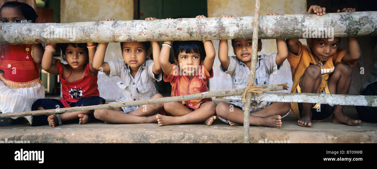 Indien, 2010-10-01, Kinder in Mumbai © Gerhard Leber Stock Photo