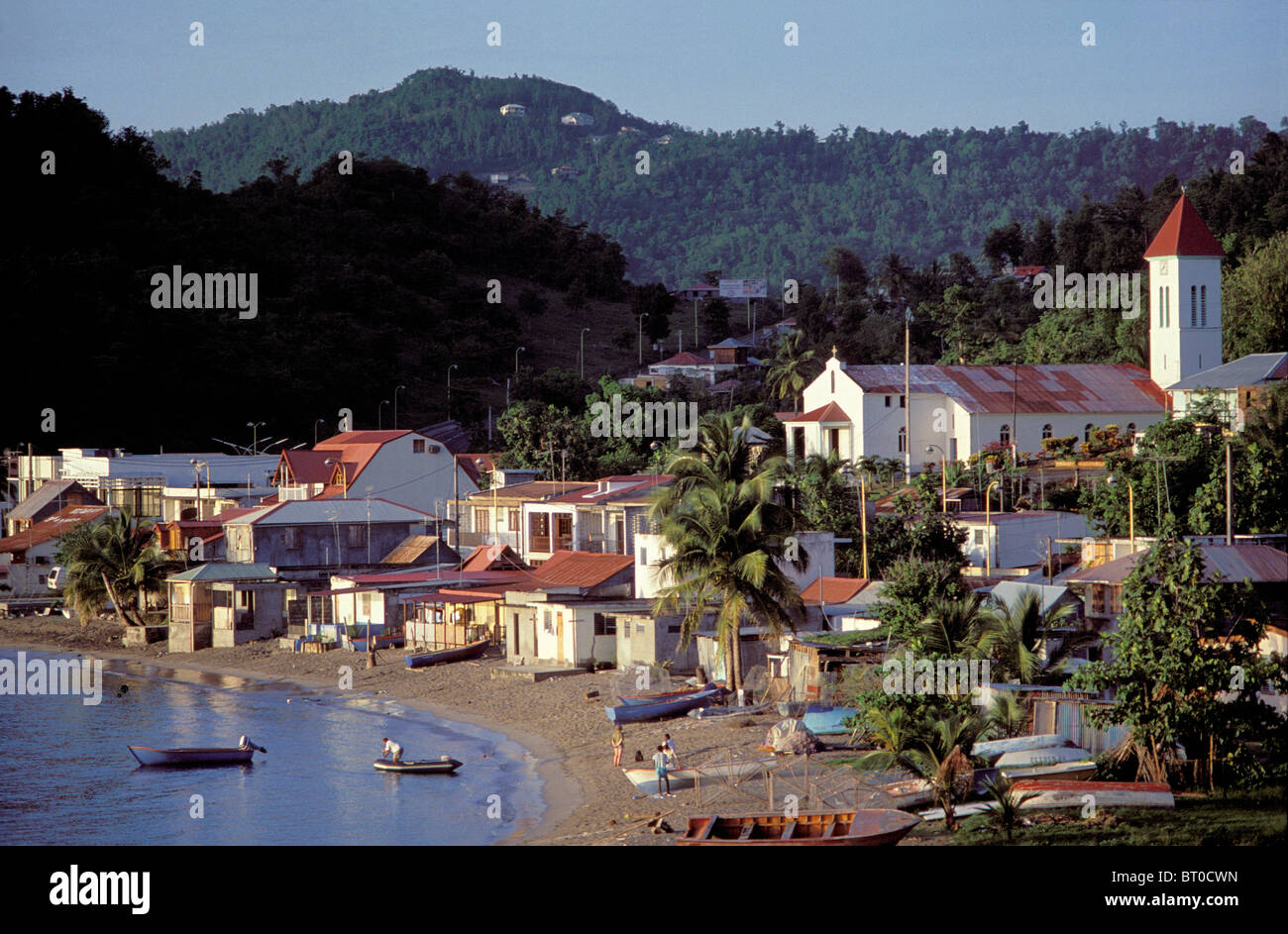 Deshaies Basse Terre Guadeloupe Island France Stock Photo Alamy