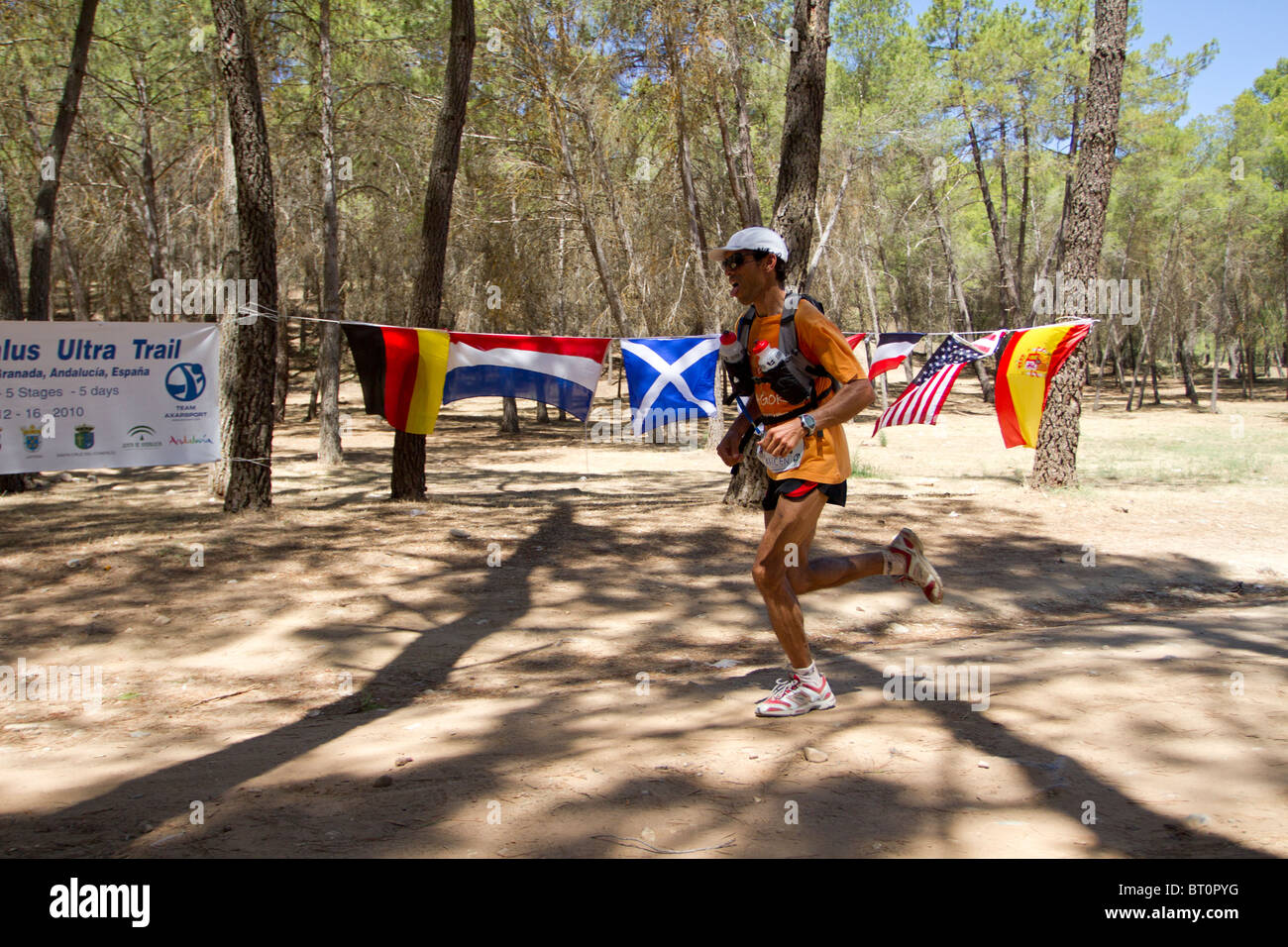 Extreme Distance Runner Moroccan extreme distance runner Lahcen Ahansal, winner of the 2010 Al ...
