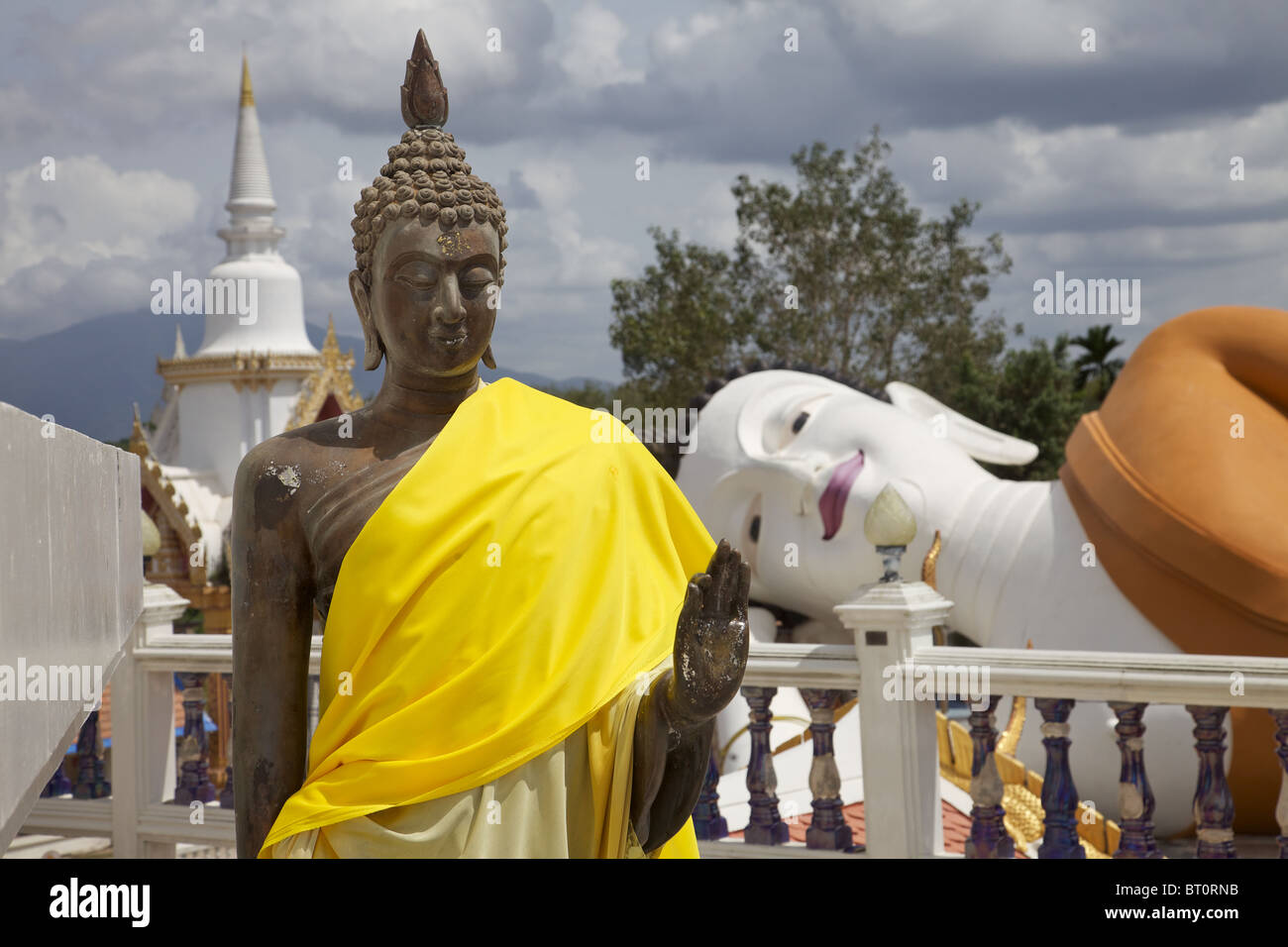A small Buddha at Wat Tas Noi near Nakhon Si Thammerat with the