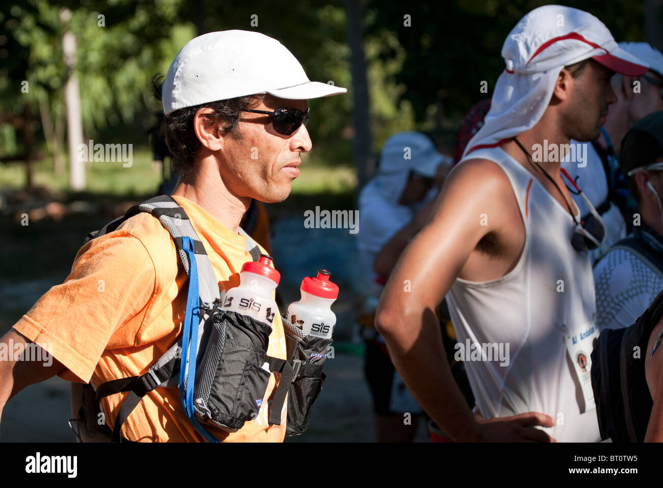 Moroccan extreme distance runner lahcen hires stock photography and