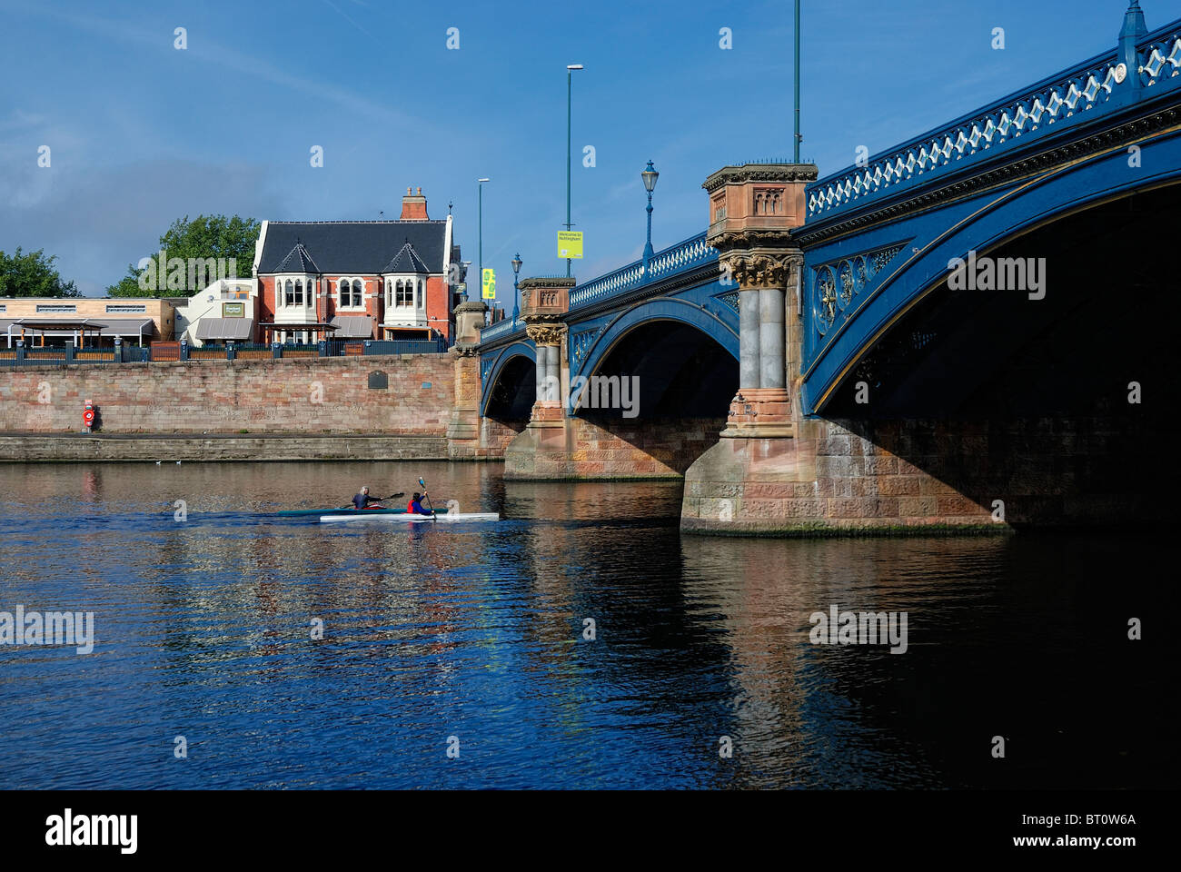 nottingham trent bridge england uk Stock Photo Alamy