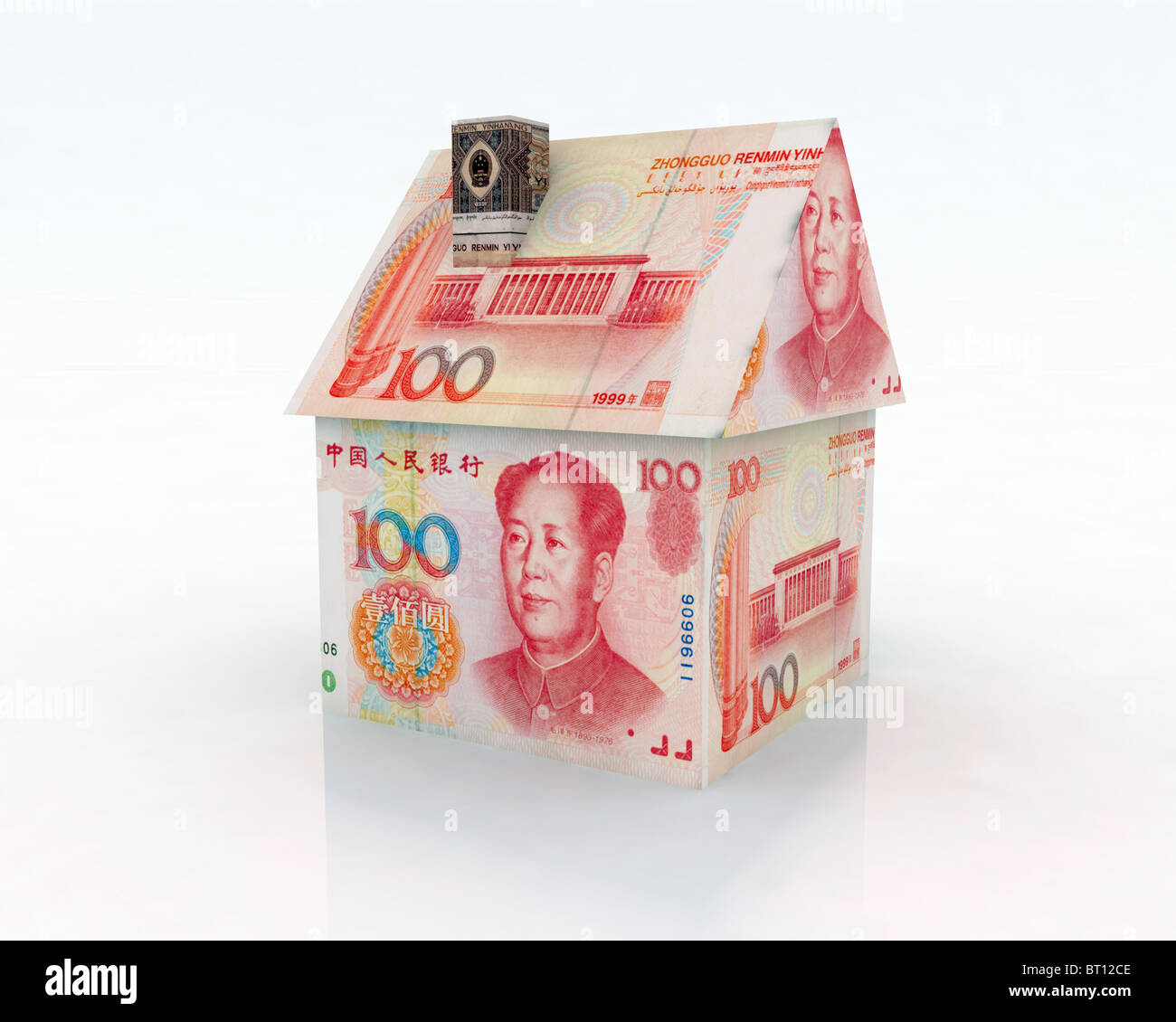 100 yuan bank china hi-res stock photography and images - Alamy