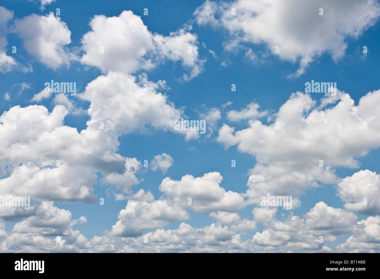 Cumulus clouds Stock Photo