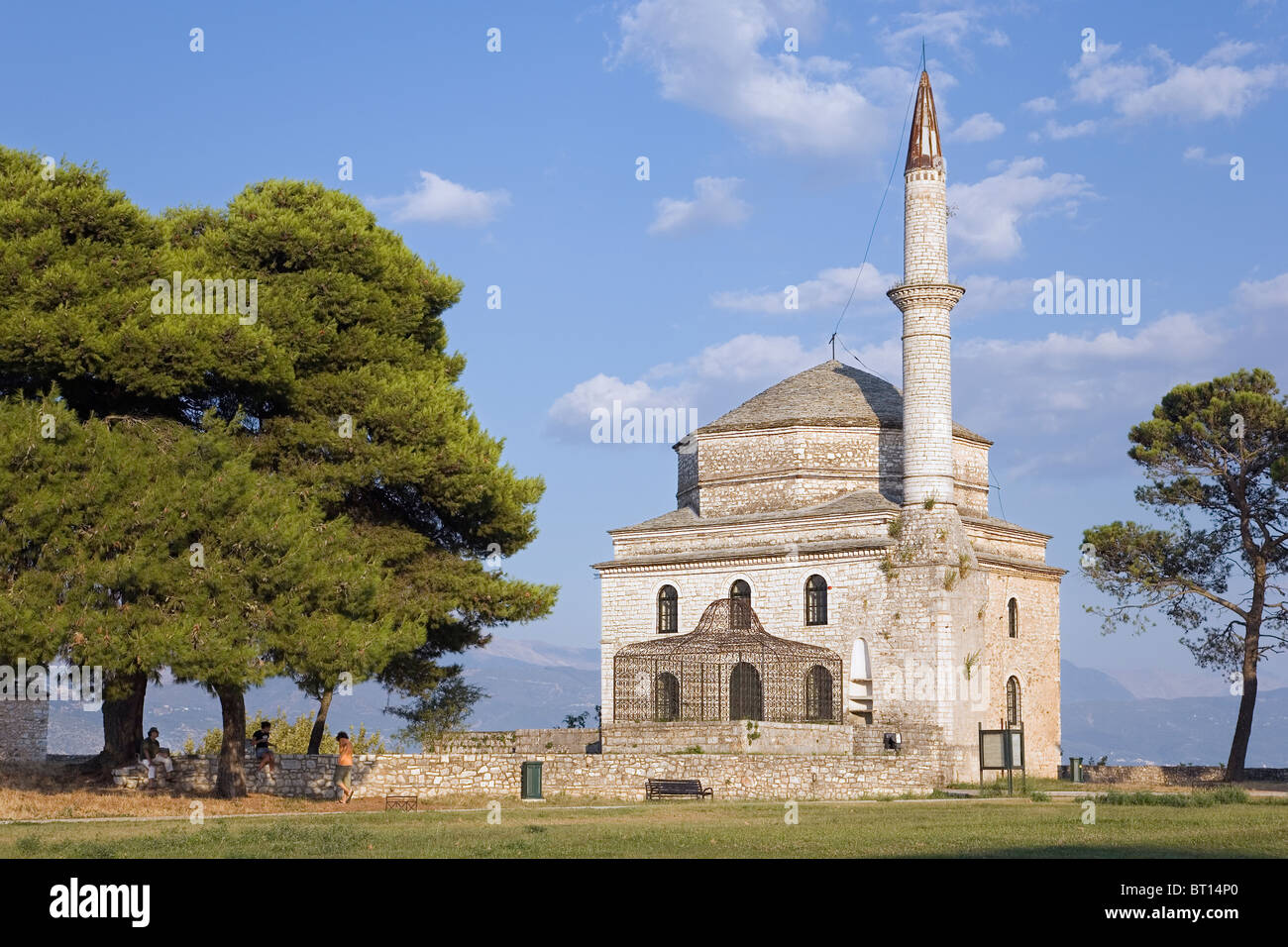 Ioannina, Greece. Fetiye Cami (Victory Mosque) and Tomb of Ali Pasha. It is situated within the Its Kale citadel Stock Photo
