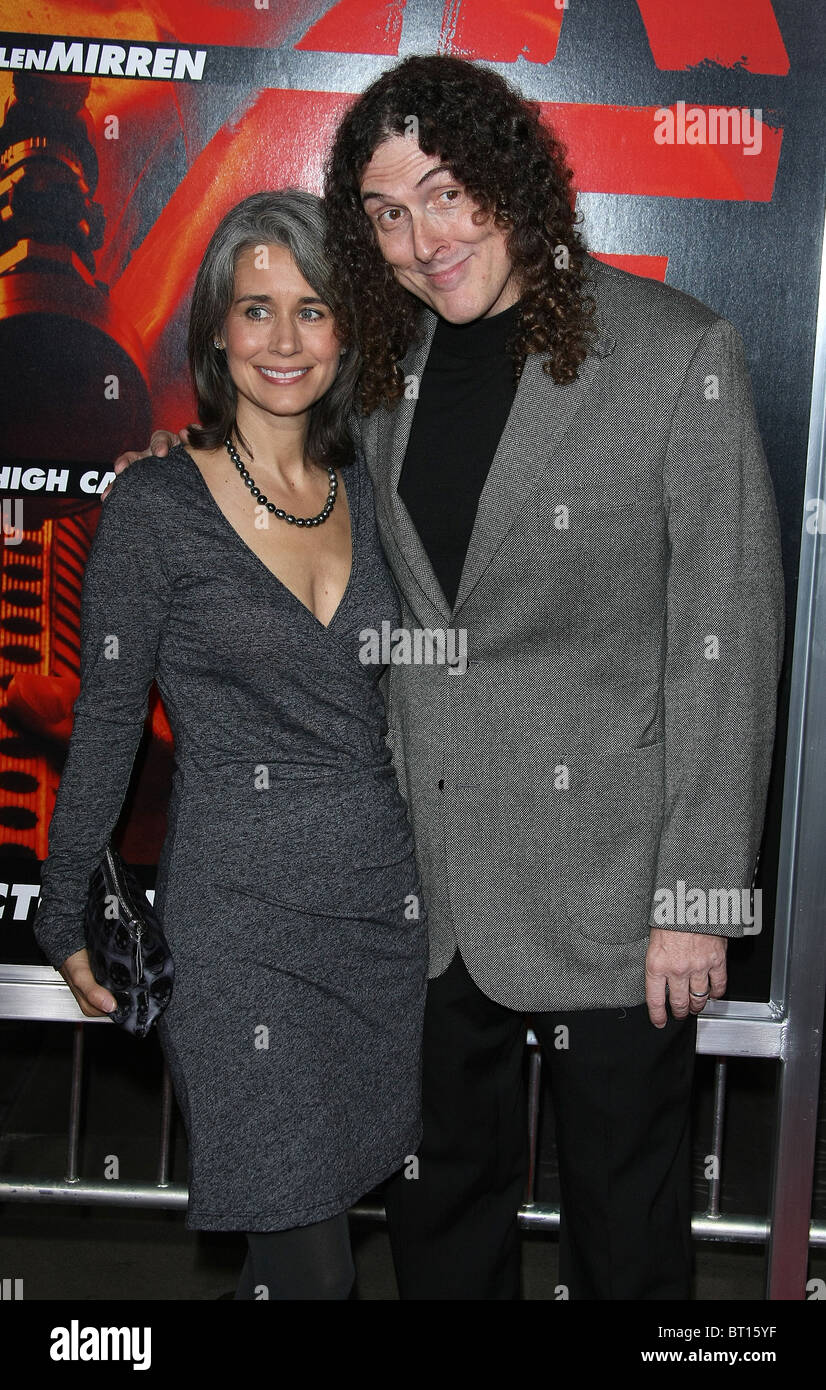 WEIRD AL YANKOVIC & WIFE RED LOS ANGELES SPECIAL SCREENING HOLLYWOOD
