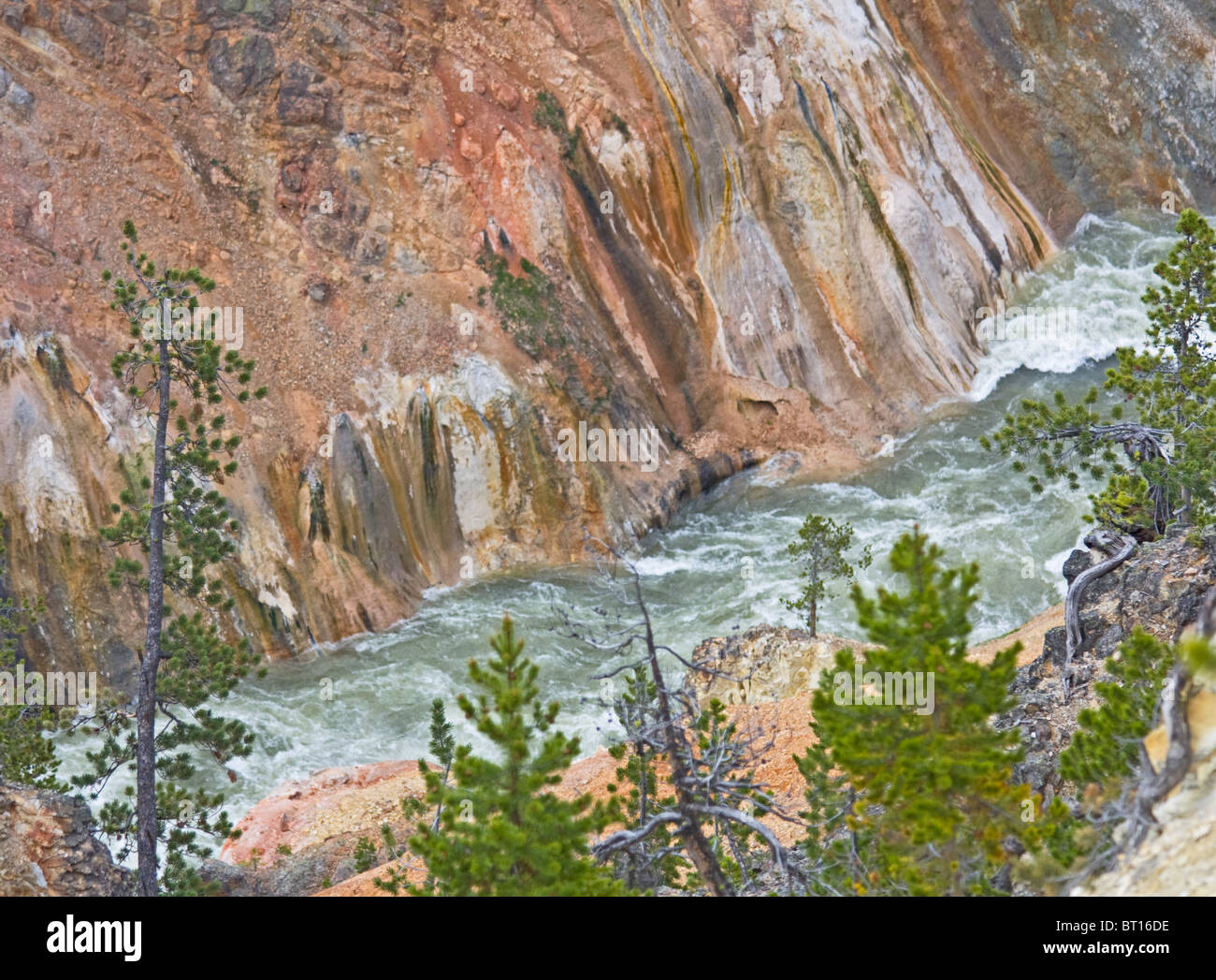 Grand Cayon of the Yellowstone River, Wyoming, USA Stock Photo