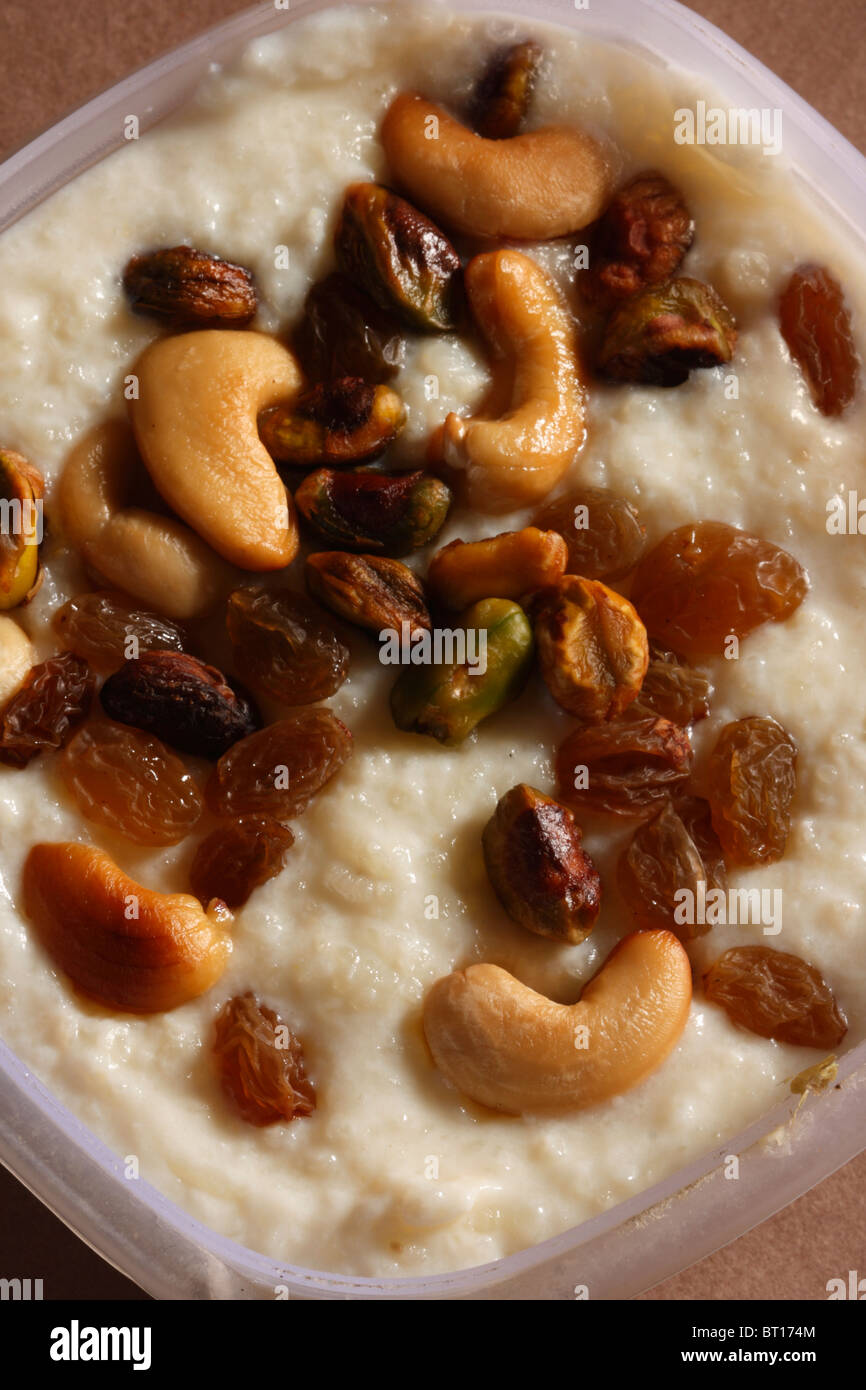 Zafrani kheer is a Saffron flavored sweetened milk with rice ghee and