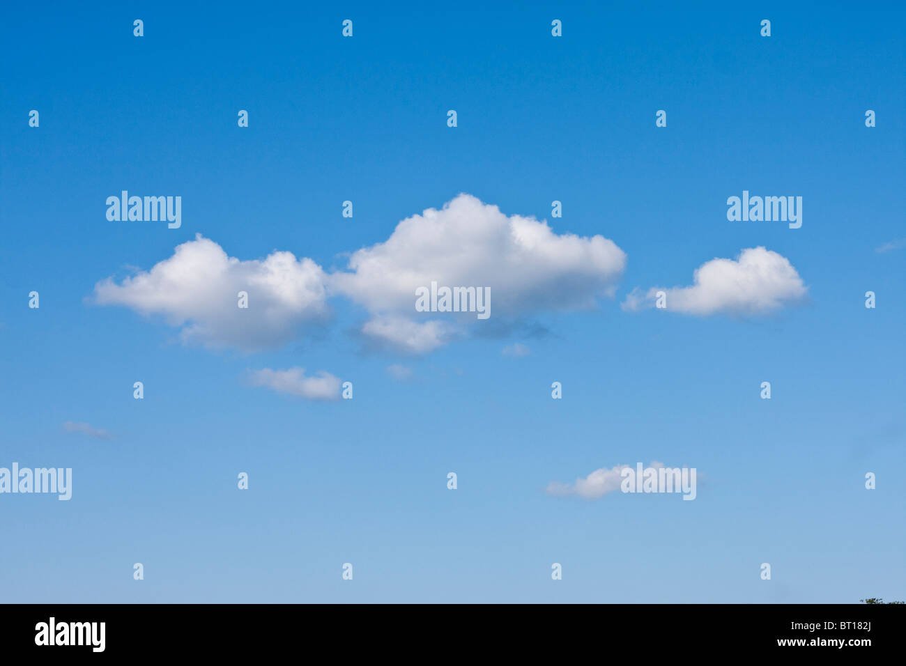 Cumulus clouds Stock Photo