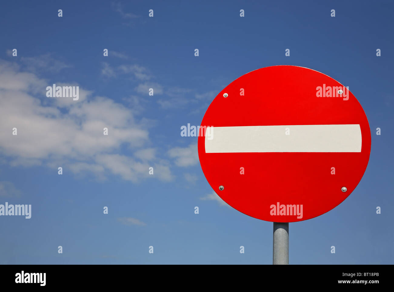 Do not enter warning sign Stock Photo - Alamy