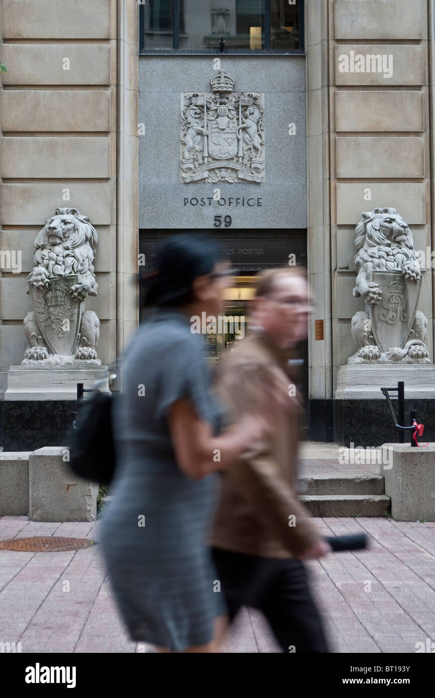 A Canadian Post Office is pictured on Sparks street mall in Ottawa