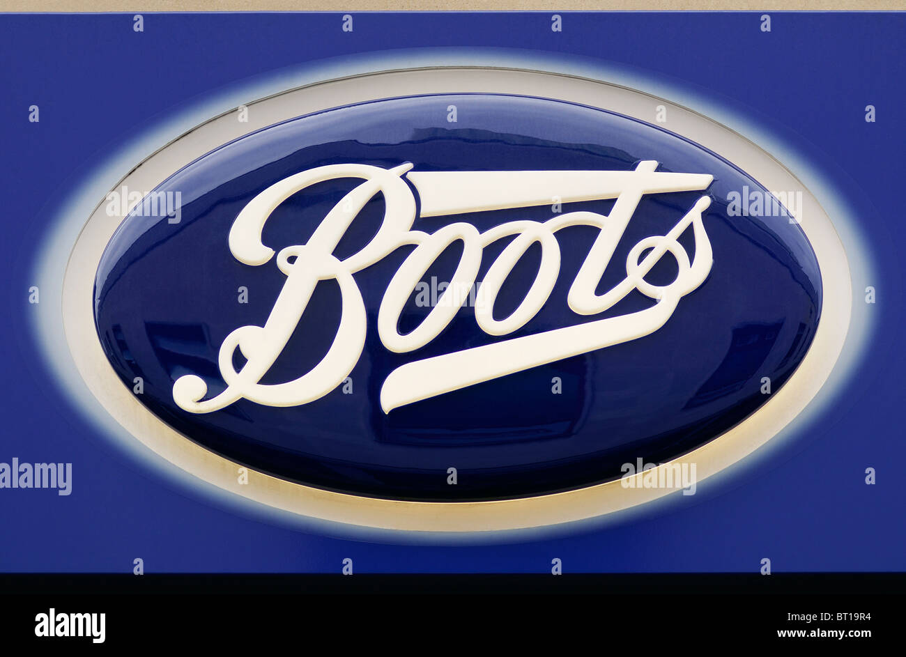 Boots the Chemist Sign Stock Photo