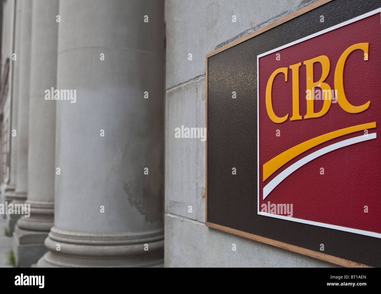 A CIBC sign is seen in Ottawa Stock Photo
