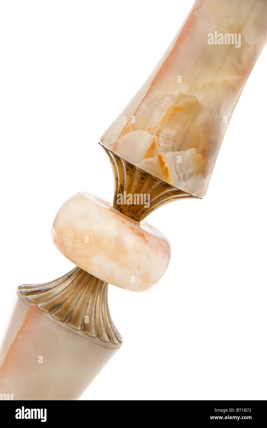 Close up detail of vintage onyx table floor lamp Stock Photo Alamy