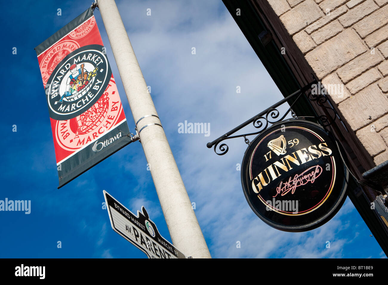 A pub is seen on Parent street In Ottawa ByWard market Stock Photo Alamy