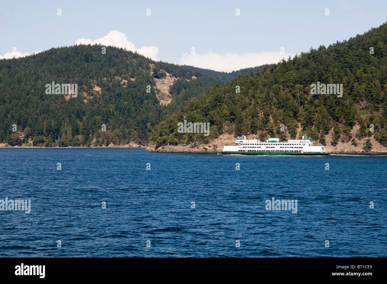 Washington State Ferry in the San Juan Islands Stock Photo - Alamy