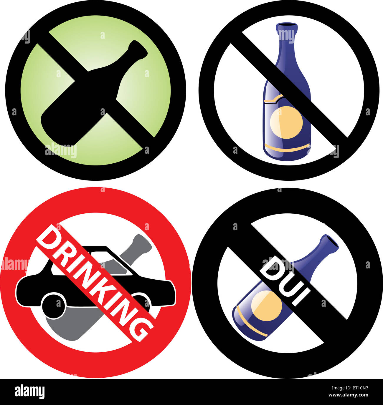 No drinking alcohol or no wine symbol icon flat in black. Forbidden symbol  si Illustration #130602080