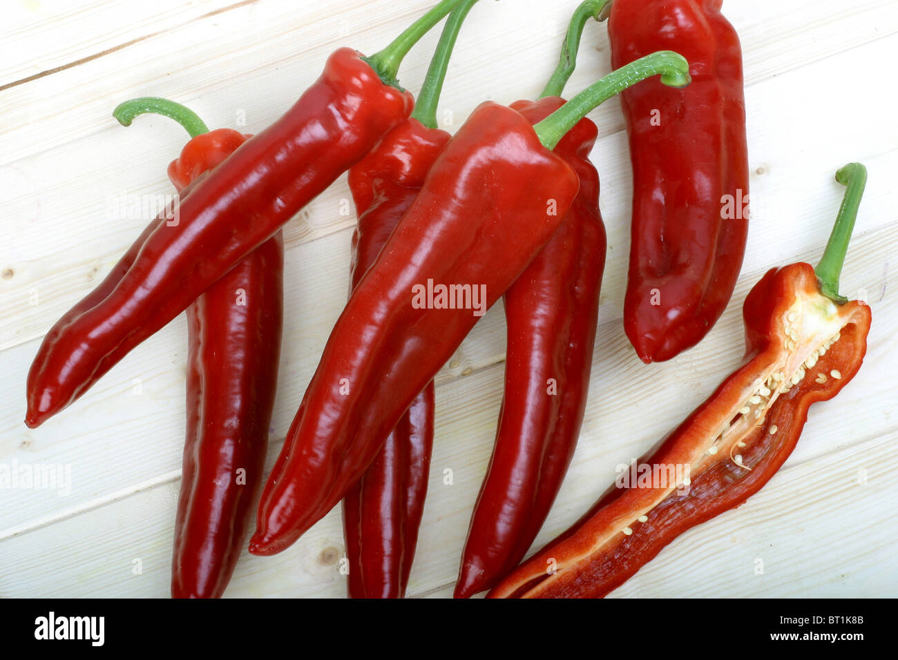 chilli peppers Stock Photo