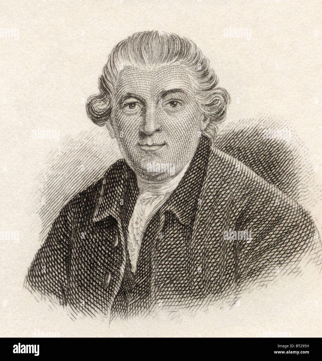 David Garrick, 1717 to 1779. English actor, playwright, theatre manager and producer. Stock Photo