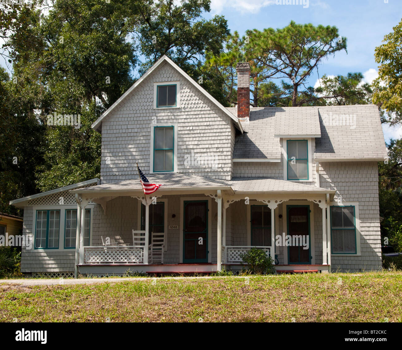 Home of a Medium at Cassadaga Spiritualist Camp in Central Florida USA