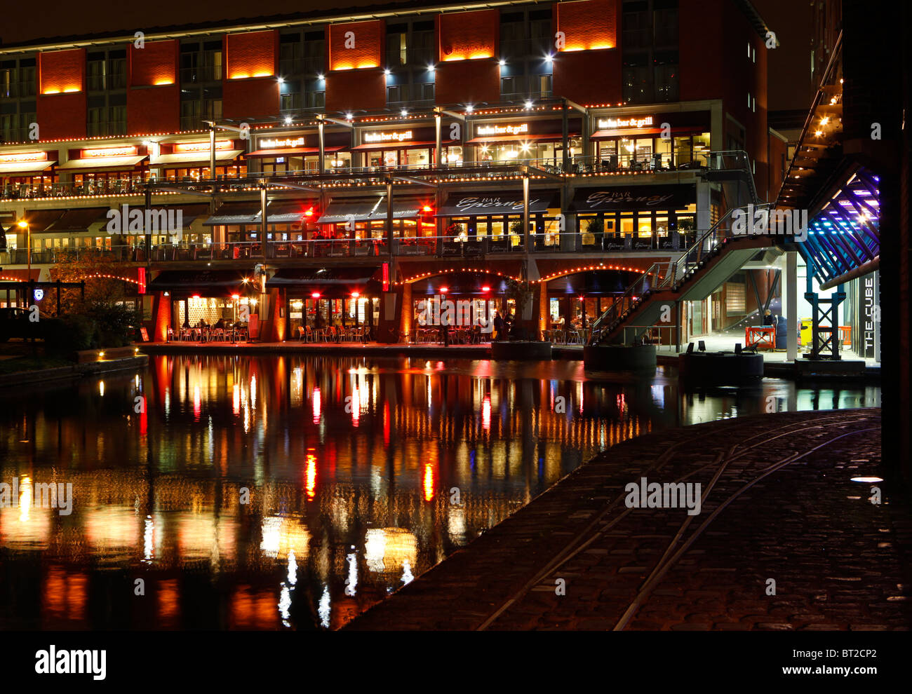 Birmingham canals by night hires stock photography and images Alamy