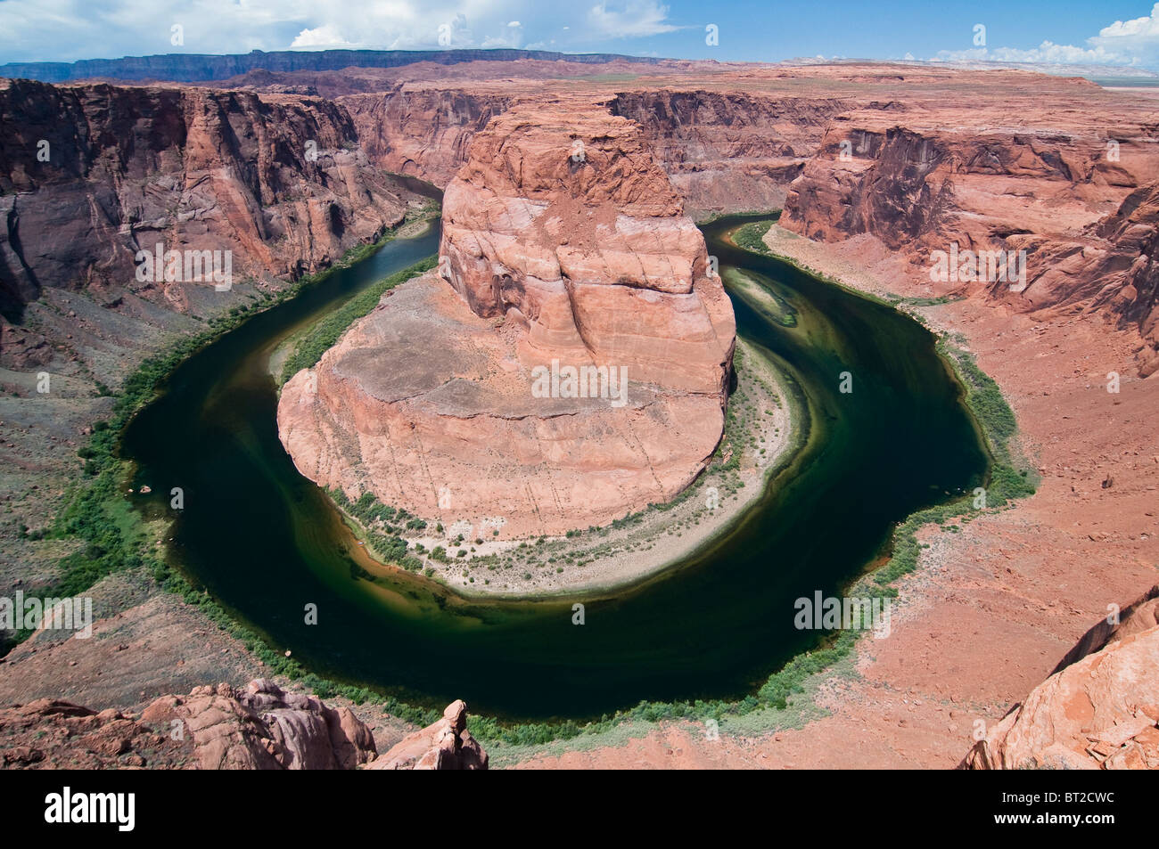 Horseshoe Bend of the Colorado River, Page, Arizona, USA Stock Photo