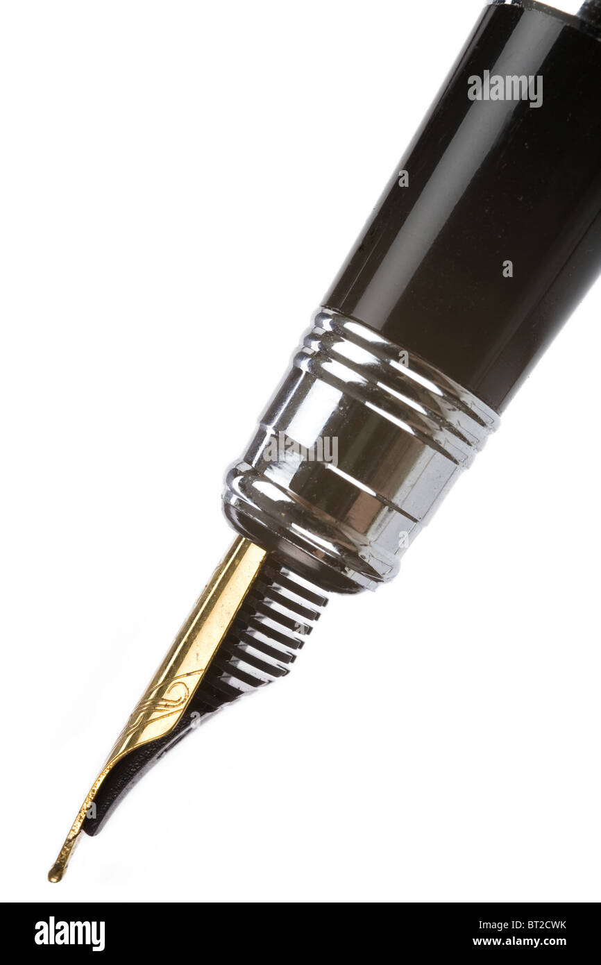 Fountain Pen close up shot Stock Photo Alamy