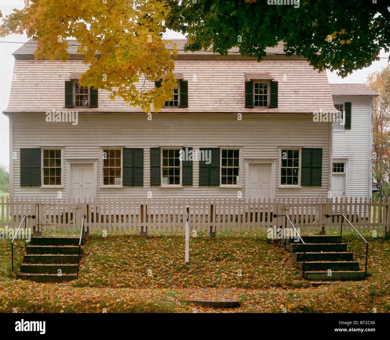The Ministry shop at Sabbathday Lake, a Shaker community in Maine Stock