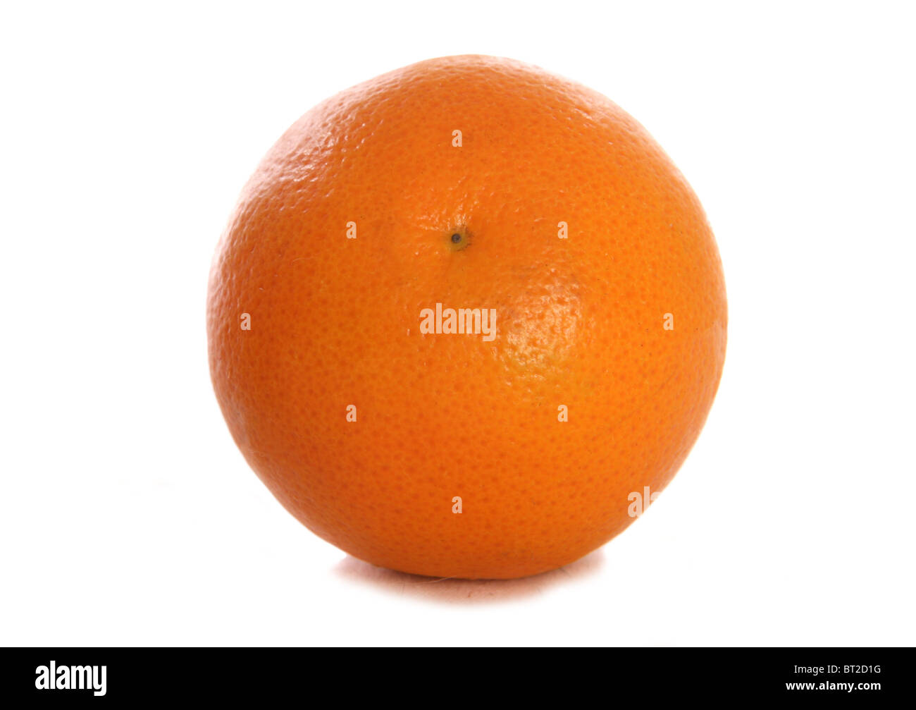 Single orange tangerine studio cutout Stock Photo