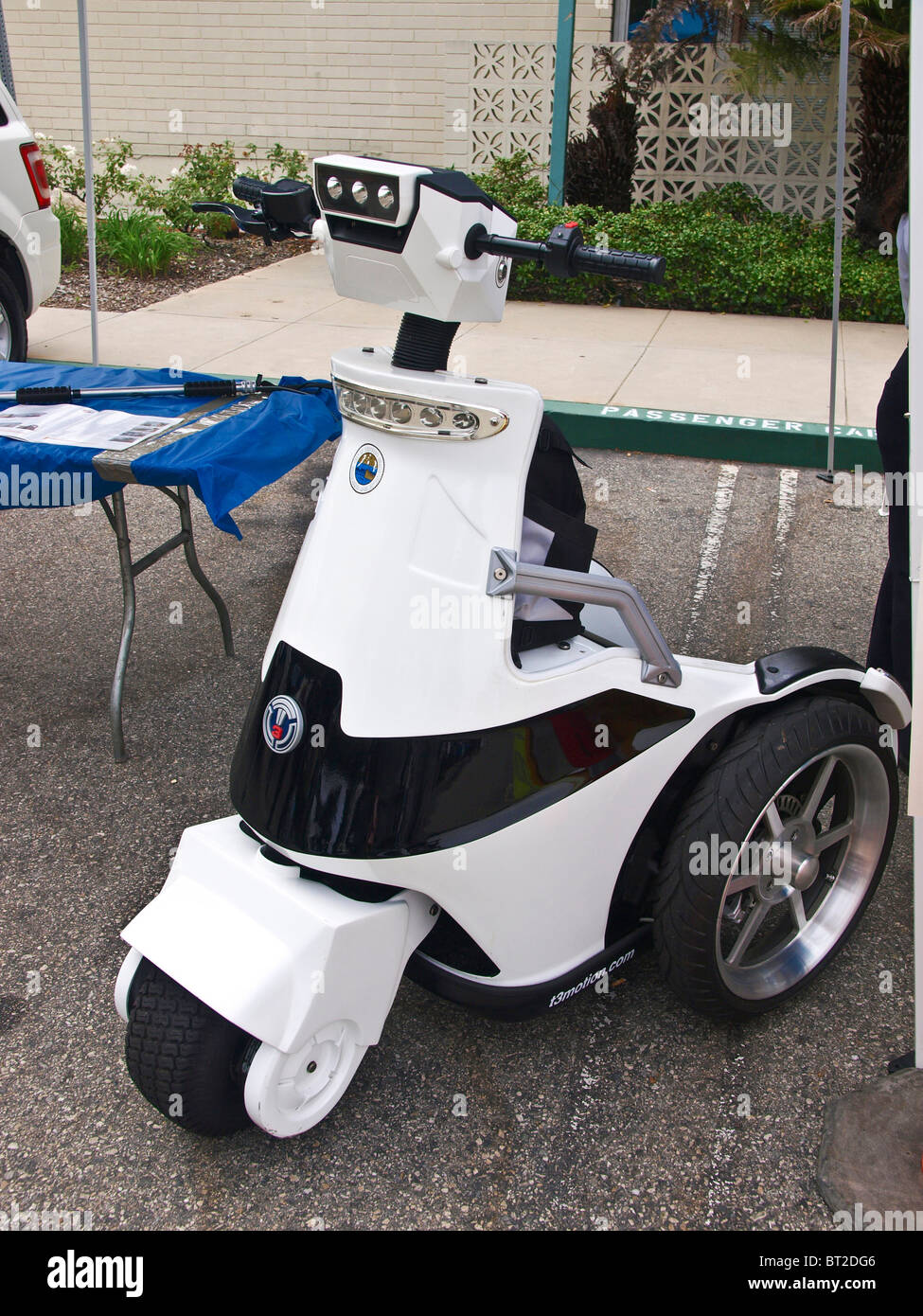 T3 Motion electric personal mobility vehicle.Police version Stock Photo