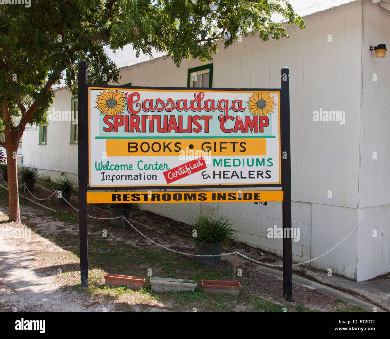 Cassadaga Spiritualist Camp in Central Florida USA Stock Photo