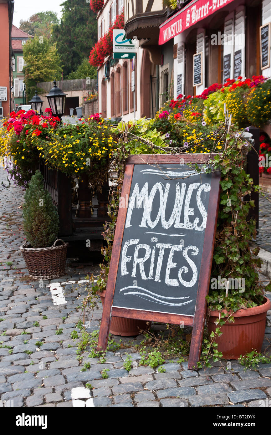 French country restaurant Stock Photo Alamy