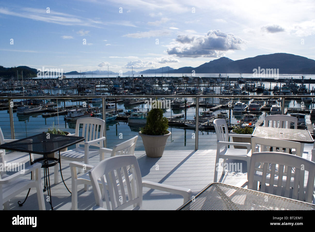 Cordova Harbor Alaska Stock Photo Alamy