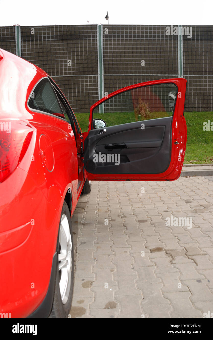 Car open doors Stock Photo Alamy