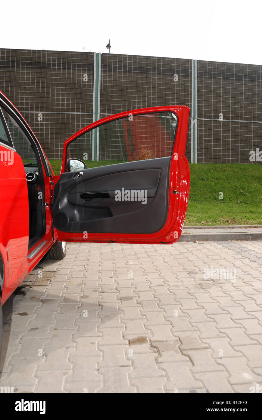 Car open doors Stock Photo Alamy