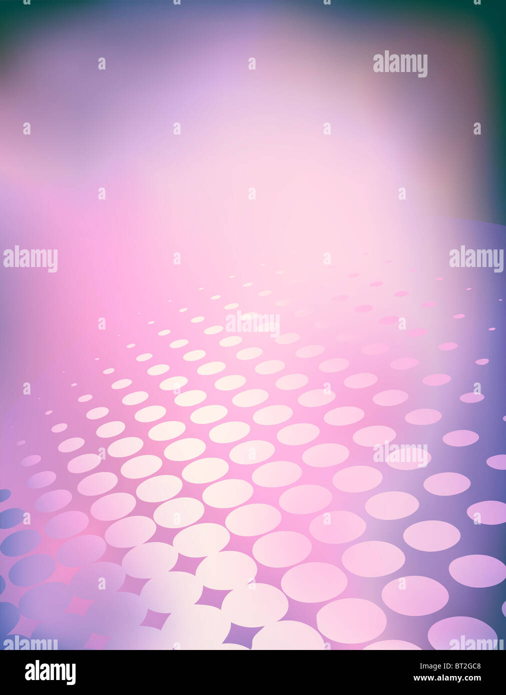 Abstract background of light dots and color gradients Stock Photo
