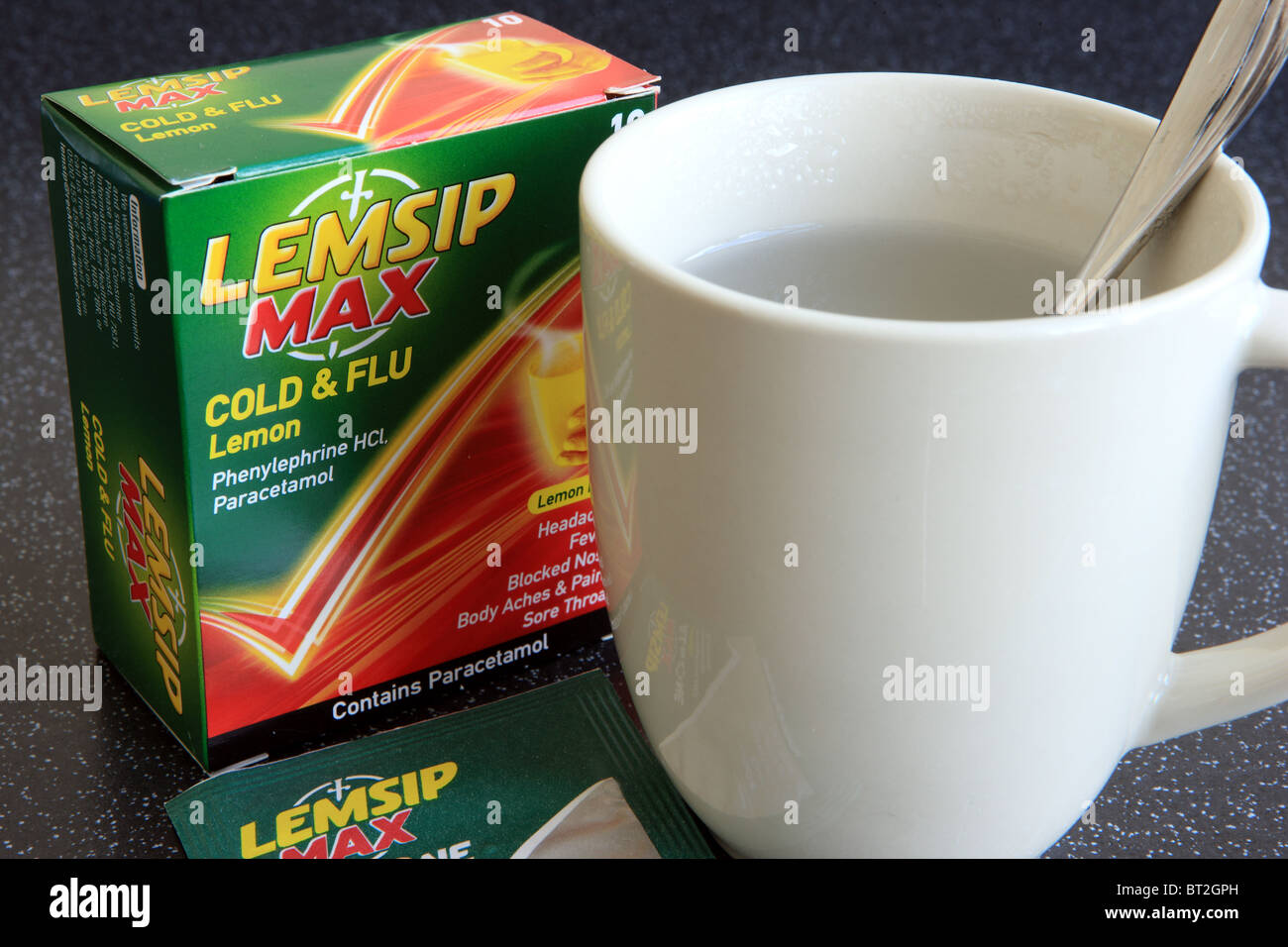 Lemsip cold and flu remedy Stock Photo