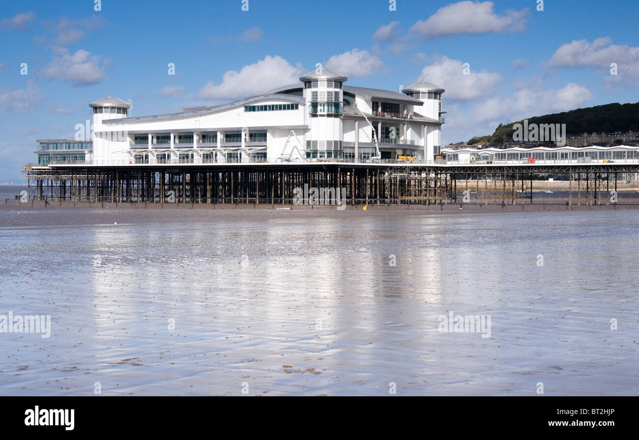 The new Grand Pier Pavilion Weston super Mare Stock Photo Alamy