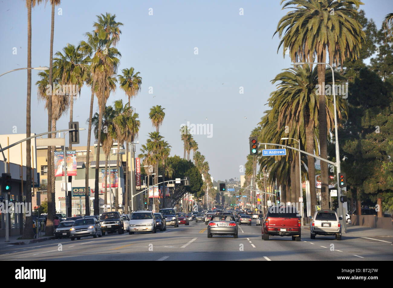 Sunset Boulevard, Beverly Hills, California, USA Stock Photo - Alamy