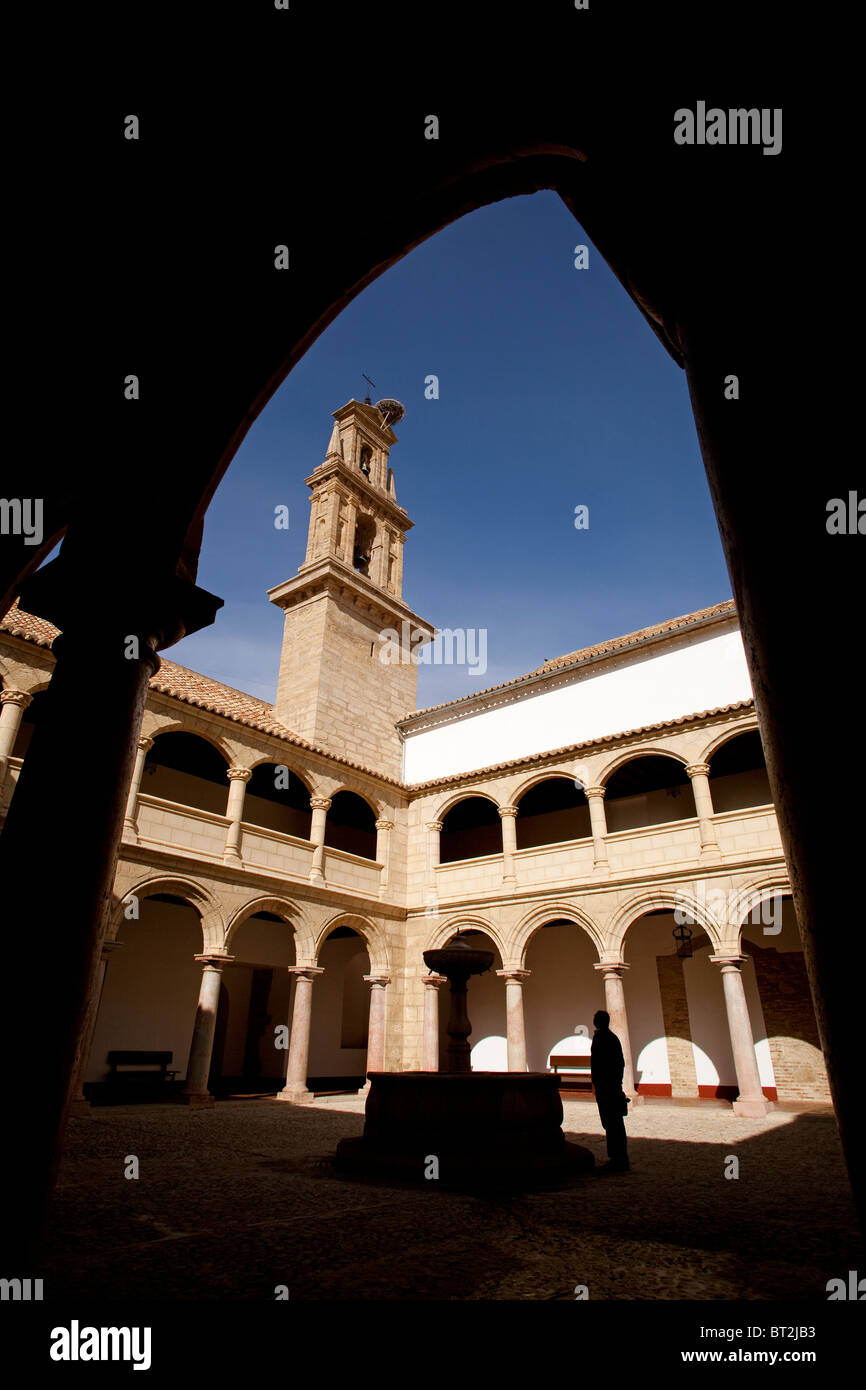 Biblioteca Monasterio San Zoilo Antequera Málaga Andalucía España Library Monastery San Zoilo Antequera Malaga Andalusia spain Stock Photo
