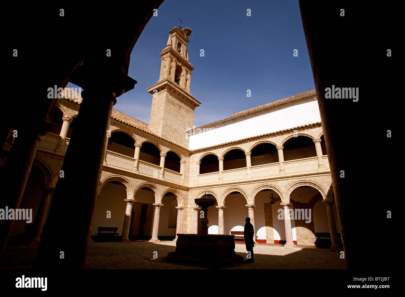 Biblioteca Monasterio San Zoilo Antequera Málaga Andalucía España Library Monastery San Zoilo Antequera Malaga Andalusia spain Stock Photo