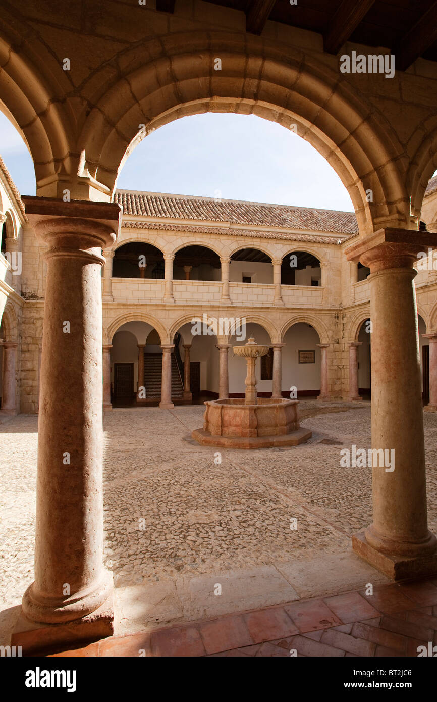 Biblioteca Monasterio San Zoilo Antequera Málaga Andalucía España Library Monastery San Zoilo Antequera Malaga Andalusia spain Stock Photo