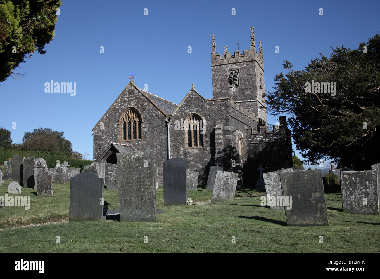 Parish Church of St Peter's, Shirwell, Devon Stock Photo