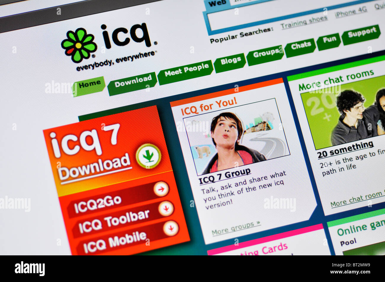 ICQ Chat-page