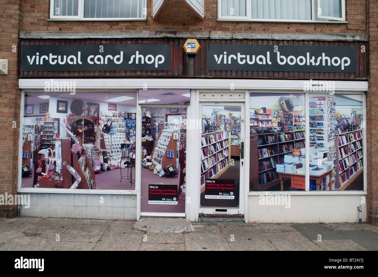 Virtual shops in Redcar Cleveland Stock Photo Alamy