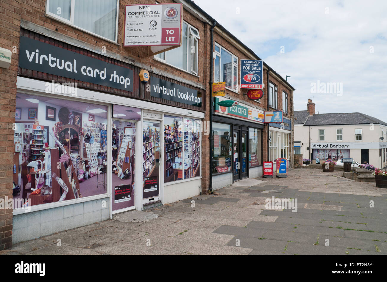 Virtual shops in Redcar Cleveland Stock Photo Alamy