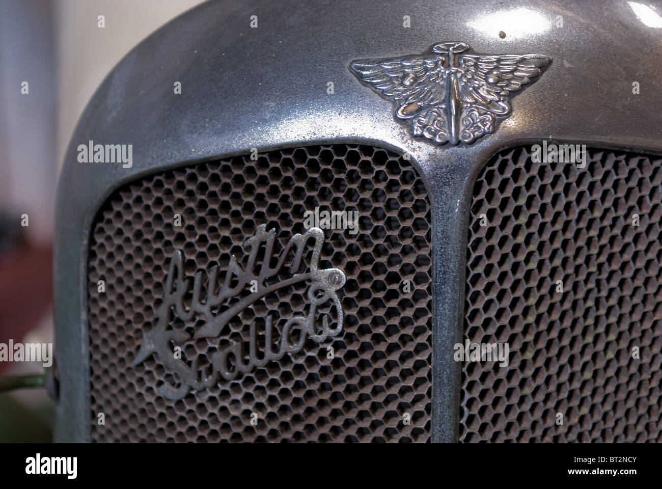 Austin 7 Swallow radiator grill Stock Photo
