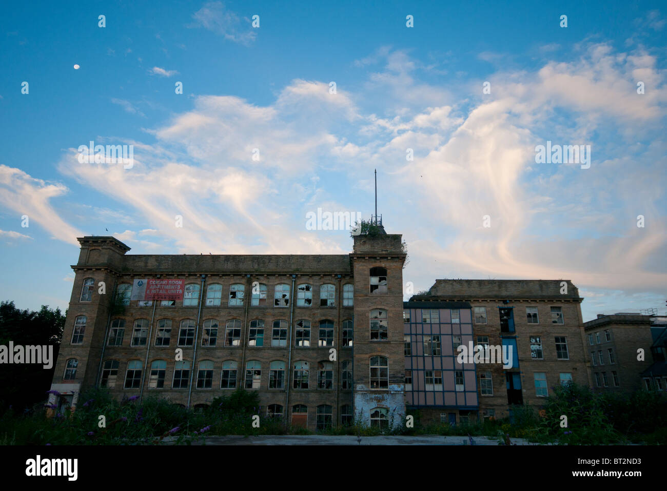 Midland Mill Disused buildings Cape Street Bradford West Yorkshire ...