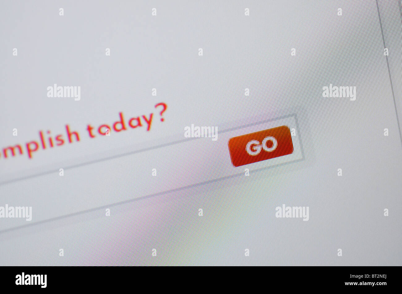 Go search button hi-res stock photography and images - Alamy